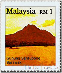 Thrifty Traveller's Stamp Design