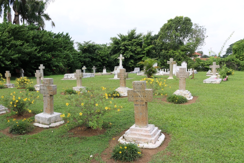 Well maintained cemetery at Bukit Chandan.